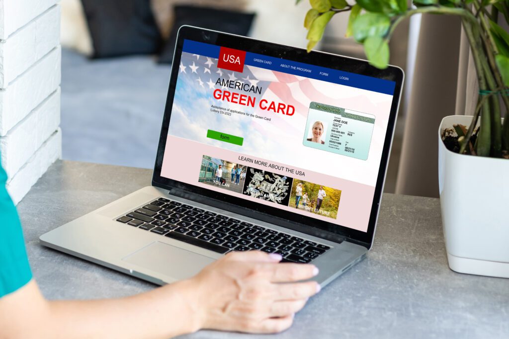 green card renewal computer